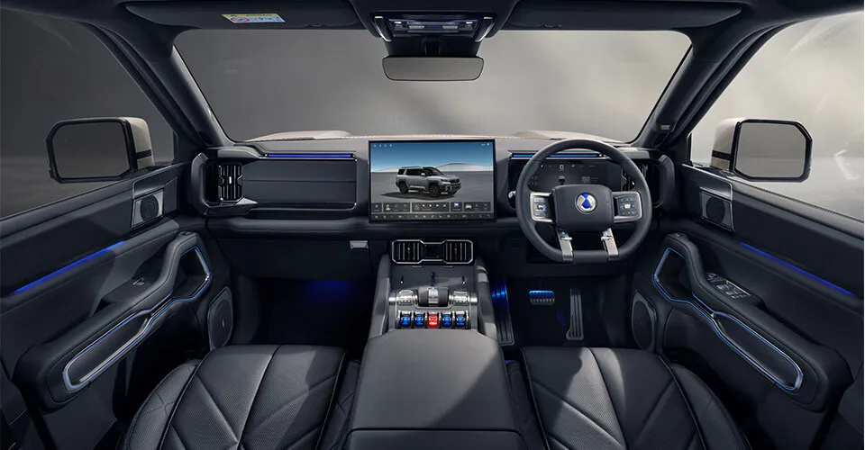 DENZA B8 interior — Onyx Black