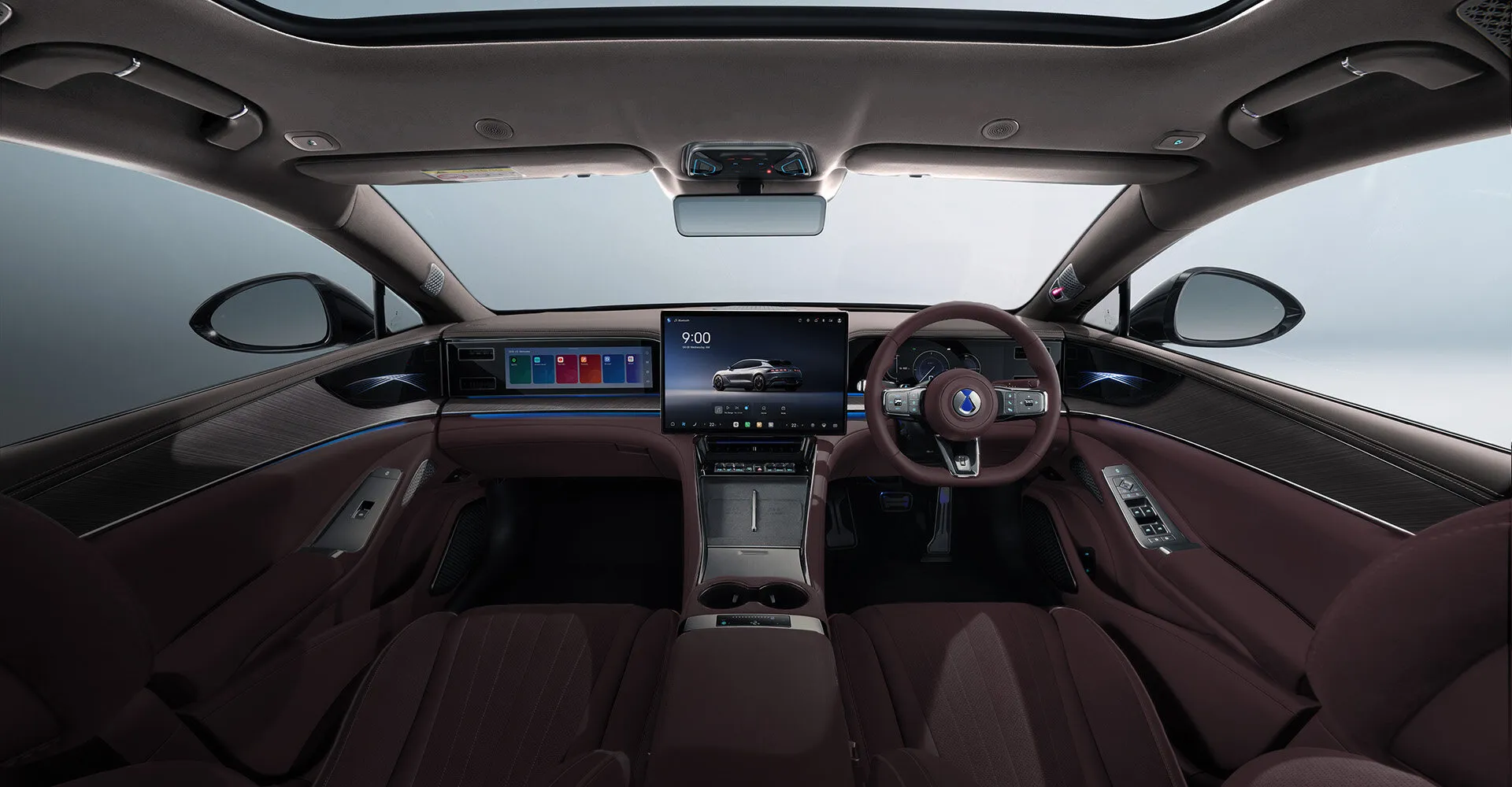 DENZA Z9 GT interior — Red Velvet